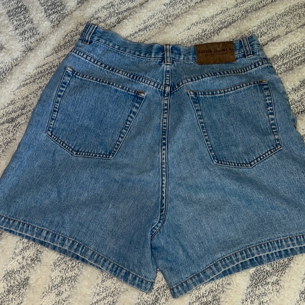 Womens ralph lauren denim high waist shorts size 10